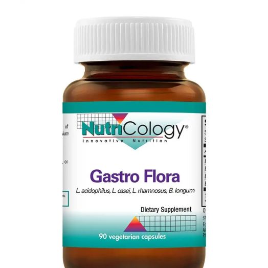 NutriCology Gastro Flora - 90 Vegetarian Capsules