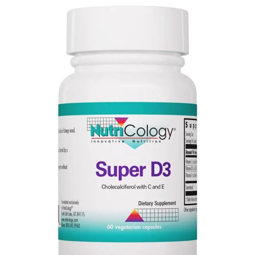NutriCology Super D3 - 60 Vegetarian Capsules