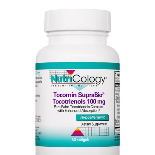NutriCology Tocomin SupraBio Tocotrienols 100 mg - 60 Softgels