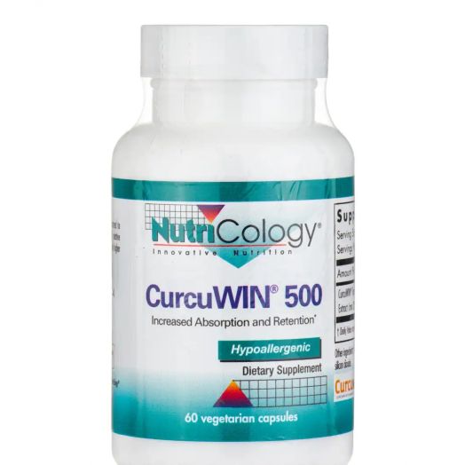 NutriCology CurcuWIN 500 - 60 Vegetarian Capsules