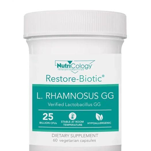 NutriCology Restore-Biotic L. RHAMNOSUS GG - 60 Vegetarian Capsules