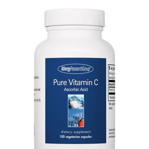 Allergy Research Group Pure Vitamin C - 100 Vegetarian Capsules