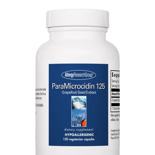 Allergy Research Group ParaMicrocidin 125 Grapefruit Seed Extract - 150 Vegetarian Capsules