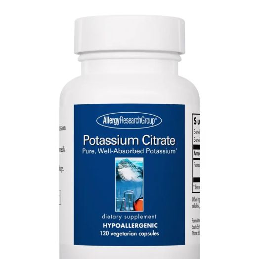 Allergy Research Group Potassium Citrate - 120 Vegetarian Capsules