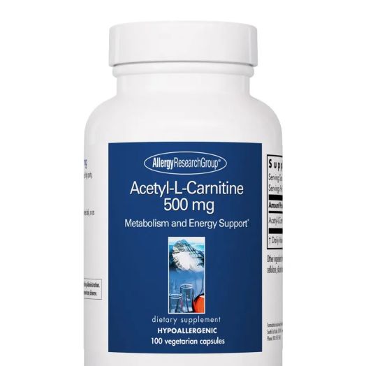 Allergy Research Group Acetyl-L-Carnitine 500 mg - 100 Vegetarian Capsules