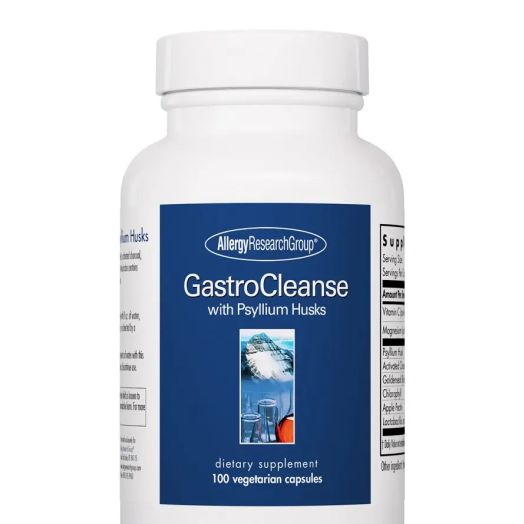 Allergy Research Group GastroCleanse with Psyllium - 100 Vegetarian Capsules