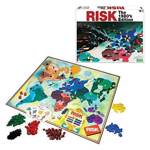 Winning Moves Games Risk The 1980's Edition With Original 1980's Artwork and Components USA