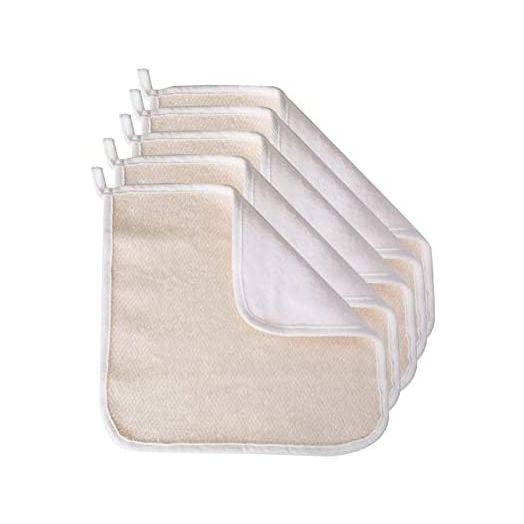 Paradiso 5pk Soft-Weave Wash Cloths, White