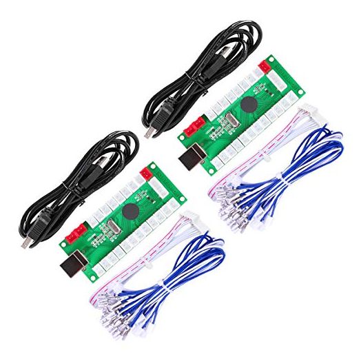 EG STARTS Arcade 2 Player Zero Delay USB Encoder to PC Games Controller Arcade Joystick Buttons