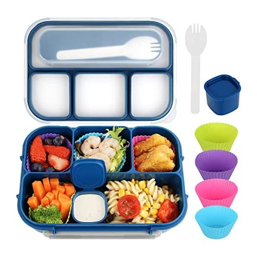 MaMix Bento Box Adult Lunch Box, Lunch Box Kids, Lunch Containers for Adults/Kids/Toddler