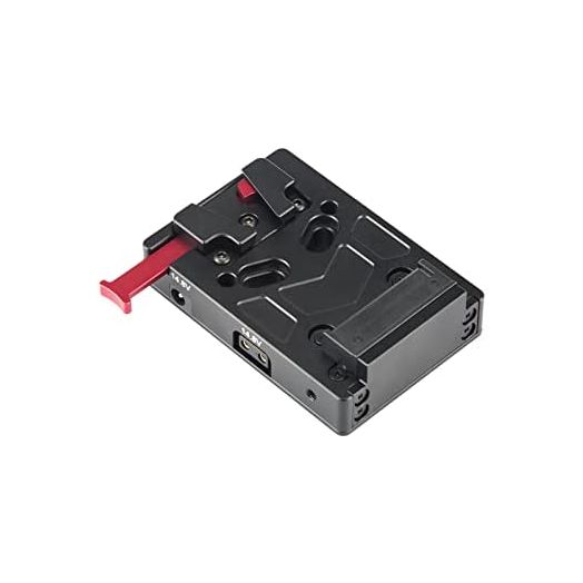 Nitze Mini V Mount Battery Plate with Two 14.8 V D-tap and Two 14.8V DC Output Ports - N21-D1