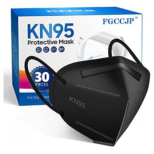 FGCCJP KN95 Face Mask, 30pcs Disposable, 5 Layers, Filtration>95%