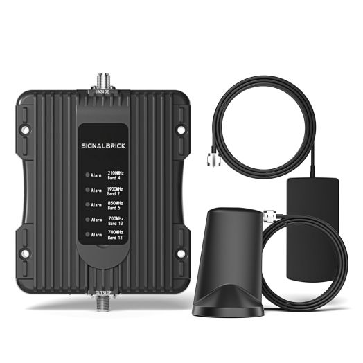 Cell Phone Booster for Car, SUV, Van|Vehicle Cell Booster for AT&T, Verizon, T-Mobile & All U.S.Carriers|Boosts 5G/4G LTE/3G on Band12/17/13/5/2/25/4/66|FCC Approved Cellular Booster