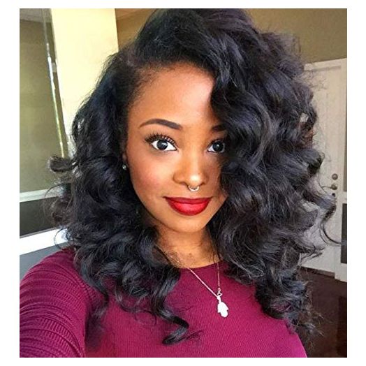 Ocean Wave Crochet Hair Deep Wave Crochet Natural Black Ocean Wave Braids Hair Synthetic (8 Pack, Pack of 8)