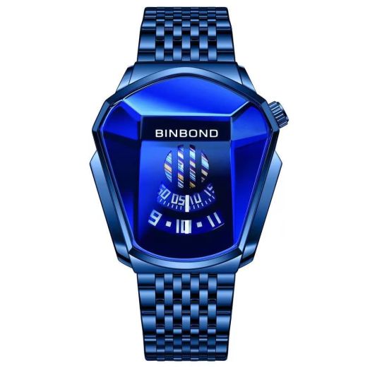 BINBOND Full Automatic Quartz Watch Popular Design Men's Watch Presents to Boyfriend Wedding Anniversary Birthday Gift