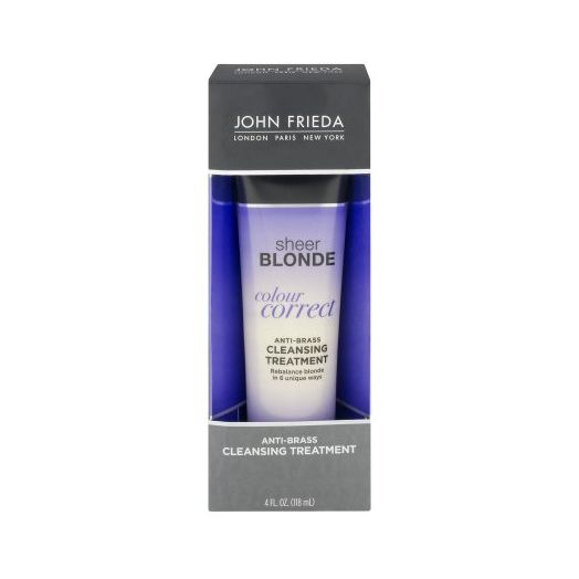 John Frieda Sheer Blonde Colour Correct Anti-Brass Cleansing Treatment, 4 Oz