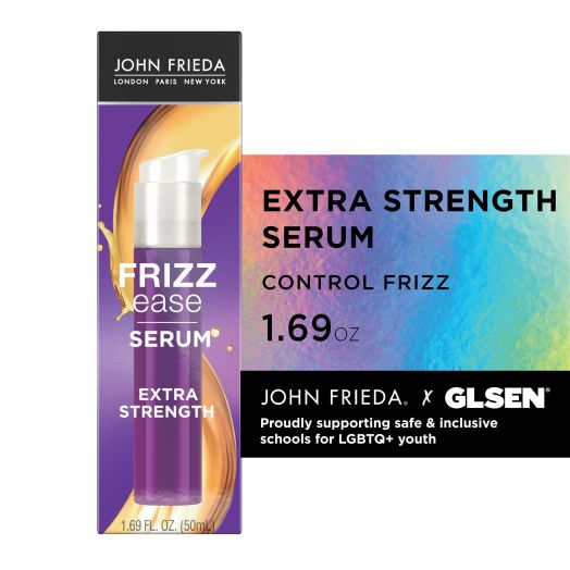 John Frieda Frizz Ease Frizz Extra Strength Hair Serum with Argan & Coconut Oil, Nourishing Hair Oil for Frizz Control, 1.69 fl oz