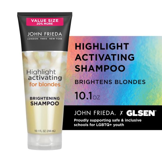 John Frieda Sheer Blonde Highlight Activating Brightening Shampoo for Blonde Hair, 10.1 Ounce Value Size