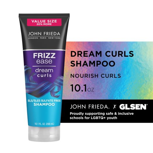John Frieda Frizz Ease Dream Curls Shampoo Sulfate Free, 10.1 fl oz