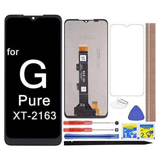 iFixmate LCD Screen Replacement Touch Digitizer Display Assembly for Motorola Moto G Pure XT2163 XT2163DL XT2163-4 6.5 inch , Black