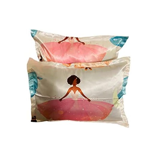 Beddings Place Satin Pillow Case to retain Hair Moisture (Set of 2 Toddler Pillow case 13 x 18 inches)