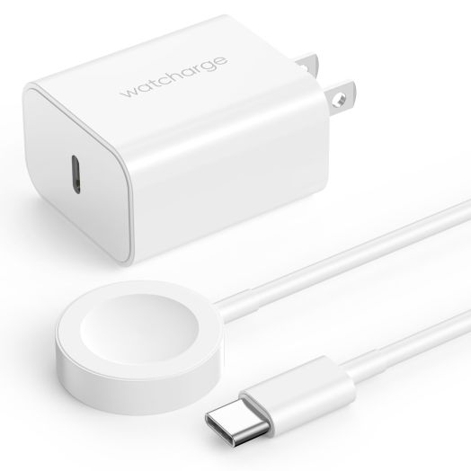 2024 Upgraded for Apple Watch Charger USB C iWatch Charger Magnetic Fast Charging Cable USB C Charger Block 20W Compatible with Apple Watch Series 9/8/7/6/SE/SE2/5/4/3/2/1 Ultra-3.3FT