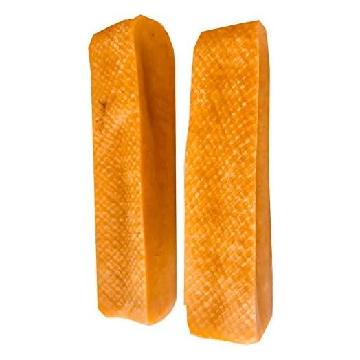 Snow Hill Natural Himalayan Dog Chews Medium 2 Pcs Long Lasting, Odor Stain Gluten GMO Free Protein-Rich Treat for Improved Oral Health Yaky Cheese Strong Treats
