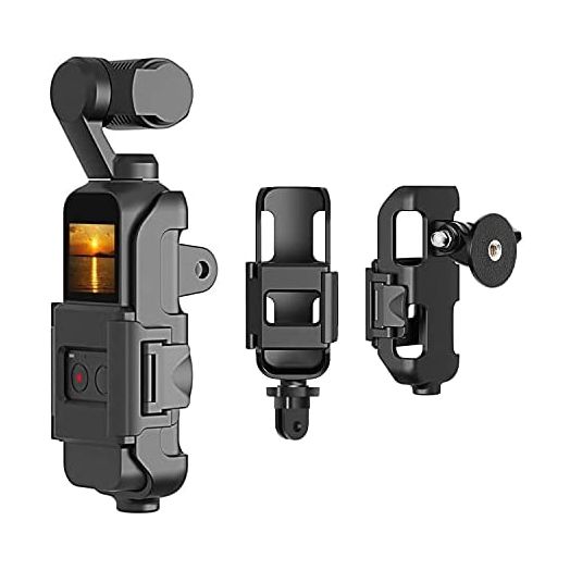 3 in 1 Tripod and Action GoPro Mount Stand Bracket for DJI Osmo Pocket for DJI Pocket 2, Action Cam Mount with Tripod Mount and Screw, for DJI Osmo Pocket Accessories Kit Tripod and GoPro