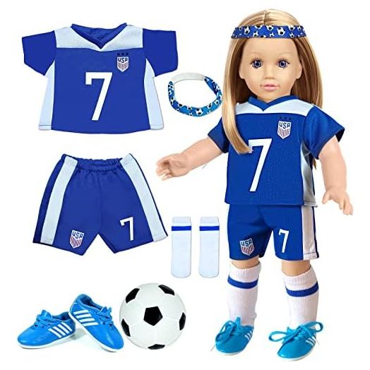 18 inch Doll Clothes Accessories - Compatible with18 Inch Girl Dolls (Sports)