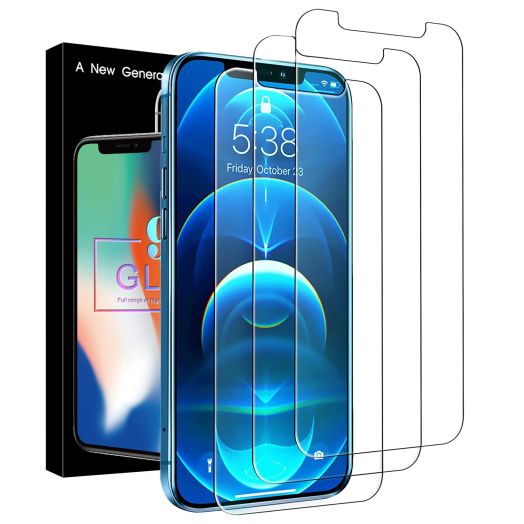 Compatible with iPhone 12 Pro Max Screen Protector, Screen Protector for iPhone 12 Pro Max 6.7 inches 2020-3Pack
