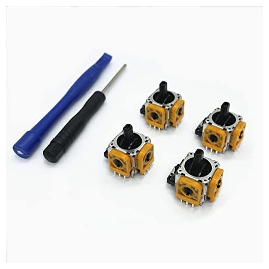 LANDALANYA New Compatible 3D Analog Sensor Wheel Thumb Sticks Joystick Rocker Module Replacement for Sony PS5 Game Controller 4pcs