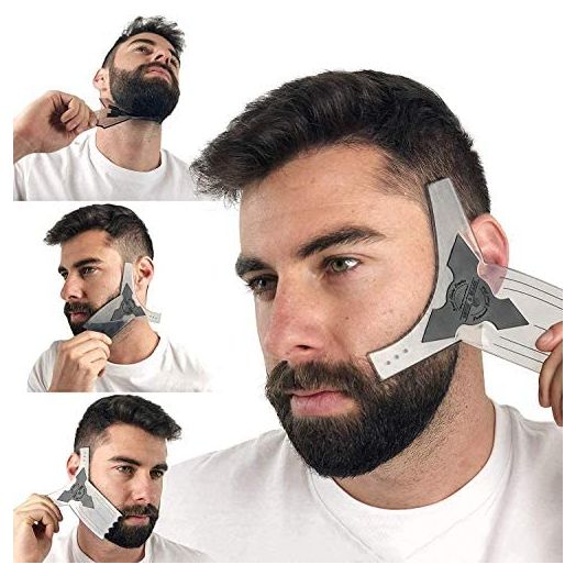 Beard Shaper & Beard Shaping Tool for Men, Beard Lineup Guide Template