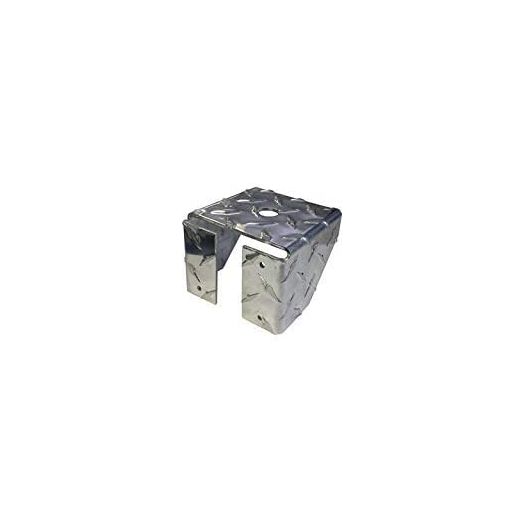 Pro Trucker Diamond Plate 1/2 Inch Hole Pickup Truck Box Mount for CB Radio Antenna