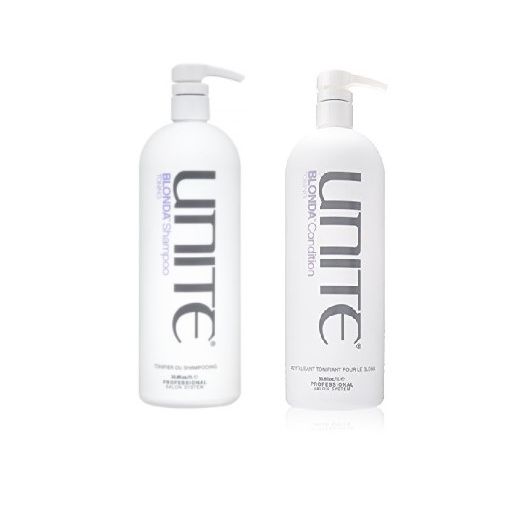 Unite Blonda Toning Wash & Rinse Shampoo and Conditioner Duo, 33 Oz.