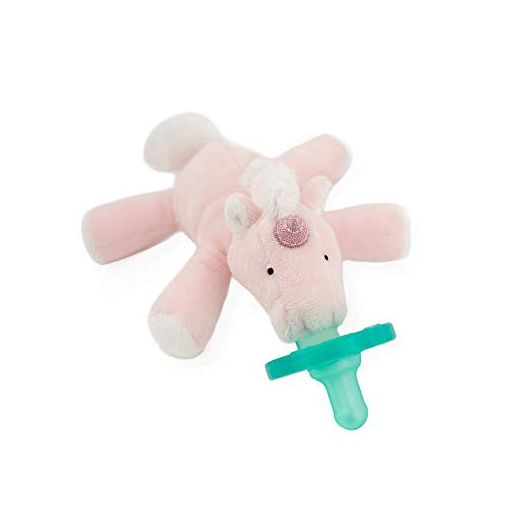 WubbaNub Infant Pacifier - Star The Pink Unicorn