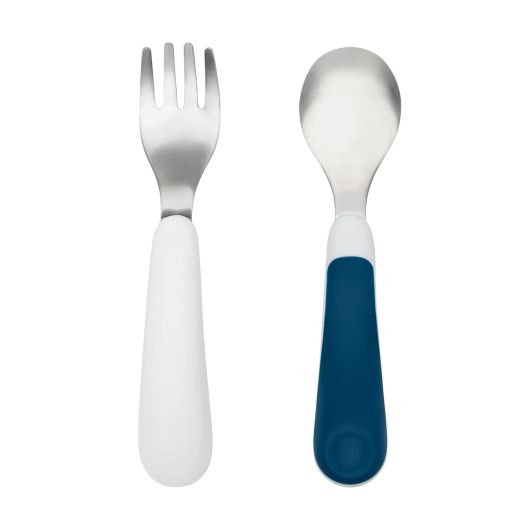 OXO Tot Fork & Spoon Set, Navy