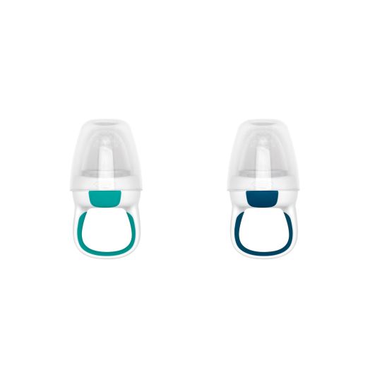 OXO Tot Silicone Self-Feeder 2 Pack - Teal And Navy