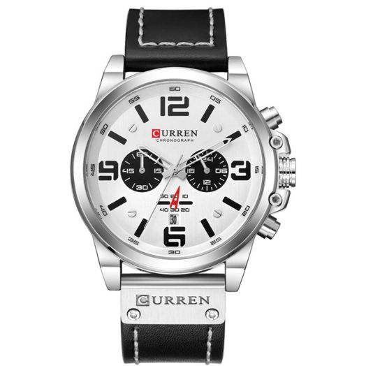 MASTOP Mens Watches Waterproof Top Brand Luxury Fashion Male Clock Leather Sport Military Wristwatch (Full black)