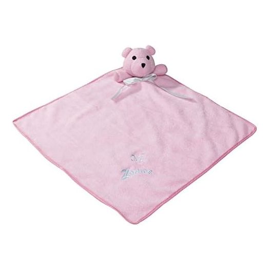 Zanies Snuggle Bear Blanket Dog Toys, Pink