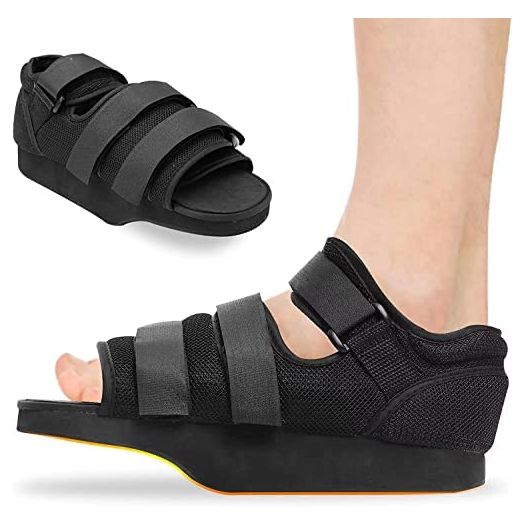 Post op Shoes for Broken Toe Surgery Forefoot Offloading Healing Boot Post Surgical Wedge Foot Splint for Surgery for Men and Women (Medium)