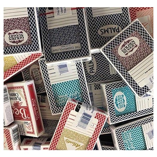 2 Random Las Vegas Casino Used Playing Cards Deck