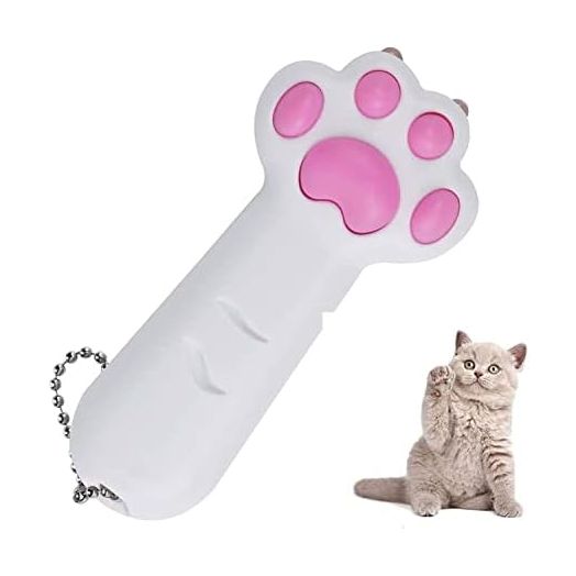 Cat Toys for Indoor Cats Interactive Cat Toy for Catch Exercise, Pet Dog Funny Toys Kitten Toys Cat Wand Toy for Chasing and Playing (White)