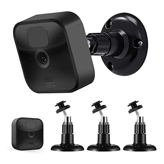 Sonomo Blink Outdoor Camera Mount 3PCS, 360 Degree Adjustable Wall Mount Bracket for Blink Outdoor Camera and Blink Indoor Security Camera System Accessories (Black)