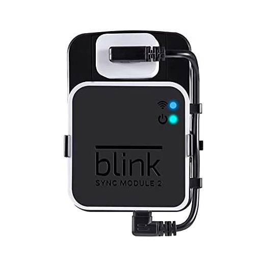 FoMass Outlet Wall Mount for Blink Sync Module 2- Mount Bracket Holder for Blink XT/ XT2 and Blink Outdoor Home Security Camera with Easy Mount Short Cable - Black (Black)
