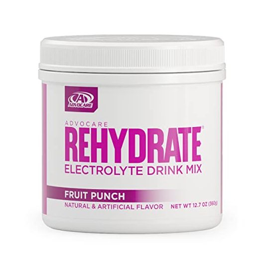 AdvoCare Rehydrate Electrolyte Replacement Drink Mix Fruit Punch (12.7 Ounces)