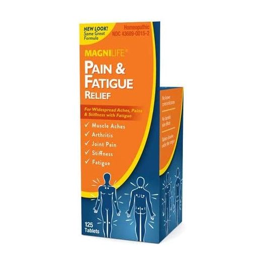 MagniLife Pain and Fatigue Relief, Fast-Acting Relief for Fibromyalgia, Arthritis, and Muscle Aches - 125 Quick Dissolve Tablets