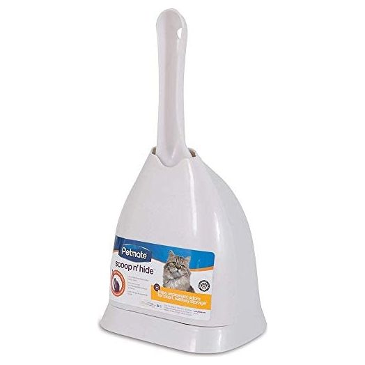 Petmate Scoop and Hide Litter Scoop with Storage Compartment and Built-in Rake. Available in 3 Colors