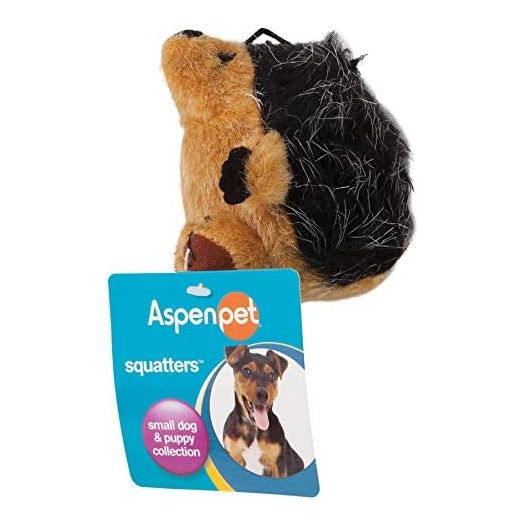 Petmate Aspen/Booda Corporation DBX53602 Squatters Hedgehog Pet Squeak Toy, Medium