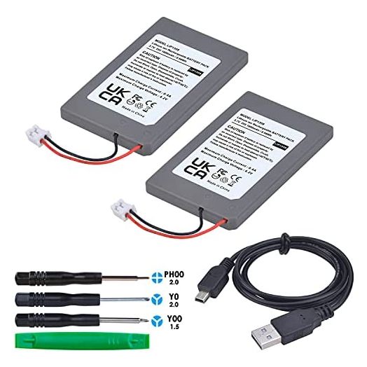 Batmax 2Pc LIP1359 Battery Replacement for Sony PS3 Playstation 3 Controller Sixaxis Dualshock 3 CECHZC2E CECHZC2U