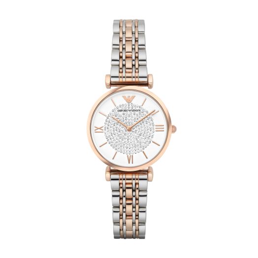 Emporio Armani Women's Dress Watch with Stainless Steel Band
